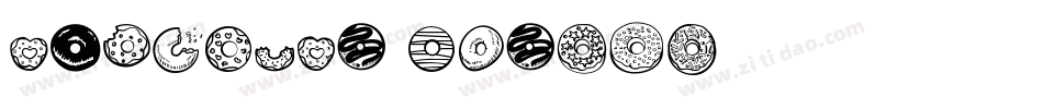 American Donuts字体转换